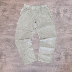 VIntage VTG Y2K 2000's 00's Nike Heather Grey Baggy Relax  Thrashed Sweatpants
